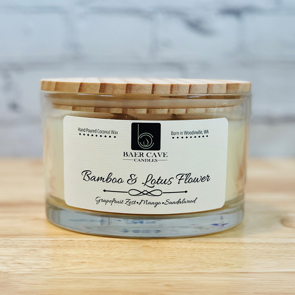 Bamboo & Lotus Flower - Papa Bear (24oz) 3-Wick