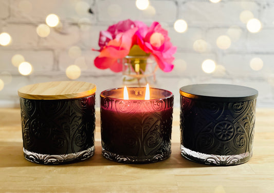 Hometown Cider - Embossed Marquis (15oz) 2-Wick