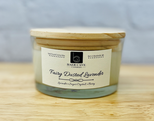 Fairy Dusted Lavender - Baby Baer (12oz) 3-Wick