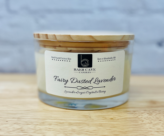 Fairy Dusted Lavender - Papa Baer (24oz) 3-Wick