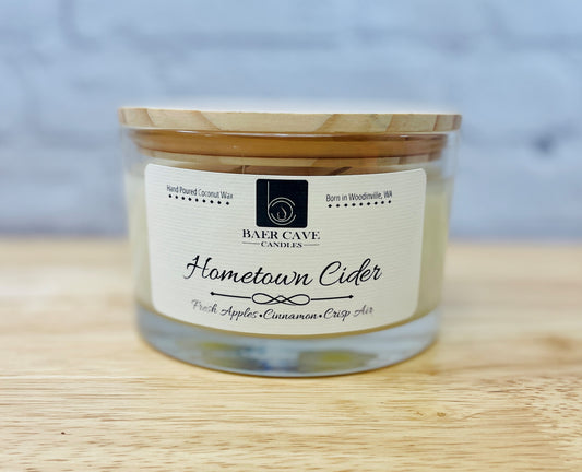 Hometown Cider - Papa Baer (24oz) 3-Wick