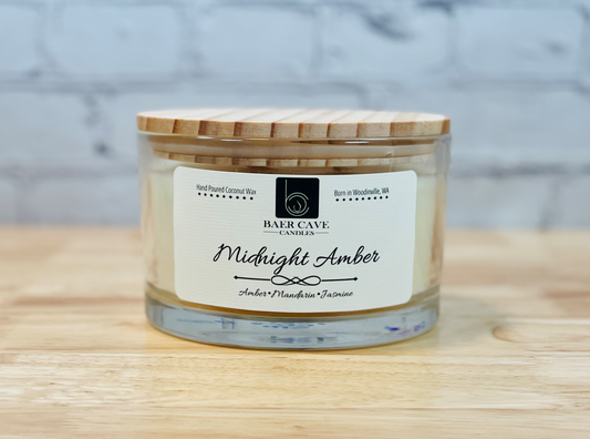Midnight Amber -  Papa Baer (24oz) 3-Wick