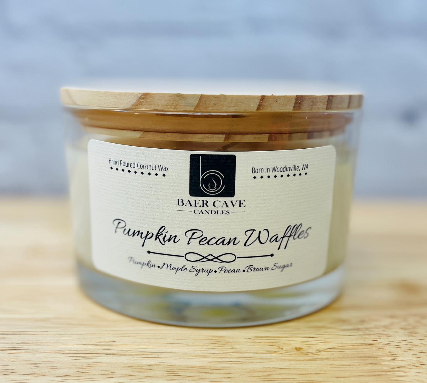 Pumpkin Pecan Waffles - Papa Baer (24oz) 3-Wick