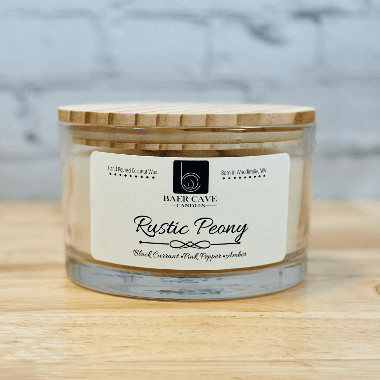 Rustic Peony - Papa Baer (24oz) 3-Wick