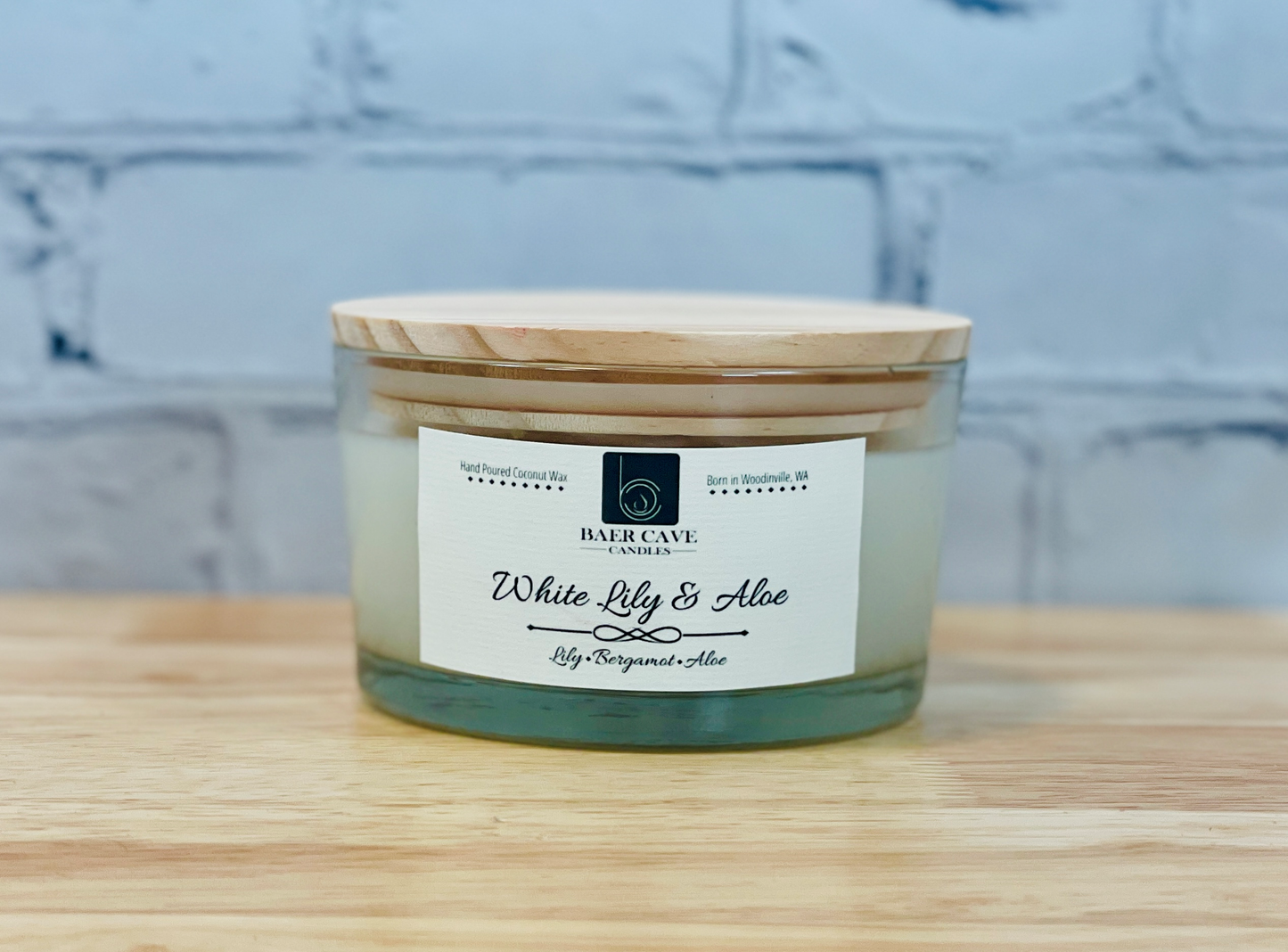 White Lily & Aloe - Baby Baer (12oz) 3-Wick